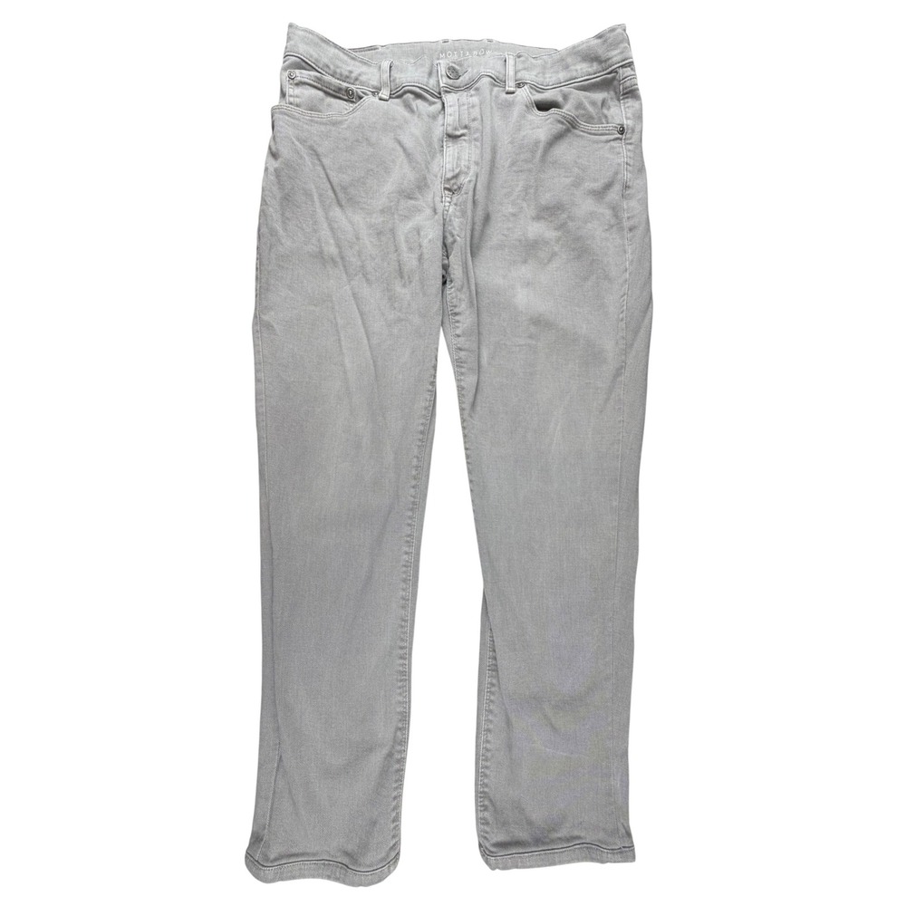 Mott & Bow Mercer Slim Mens Light Gray Stretch Denim Jeans‎ 36x30 (28) LGRA